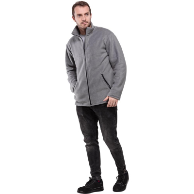 Толстовка флис цв. серый (260гр.) р. 60-62/170-176