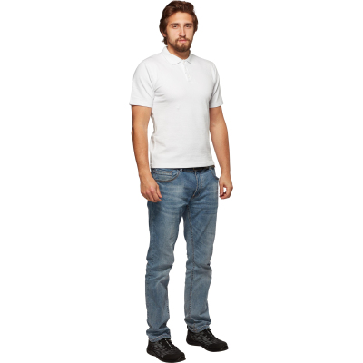 Трикотаж Рубашка Поло муж.белый S