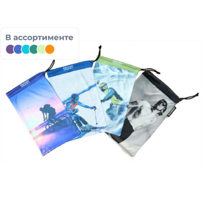 Футляр -салфетка унив.мягк.14х23,5см цвет.печатьд/закр.очков РОСОМЗарт00873