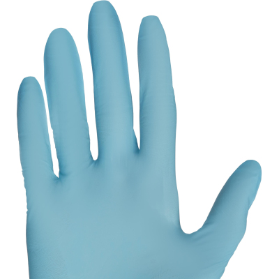 Мед.смотров. перчатки нитрил., нестер., н/о, голубой, Benovy, (M) 100пар/уп