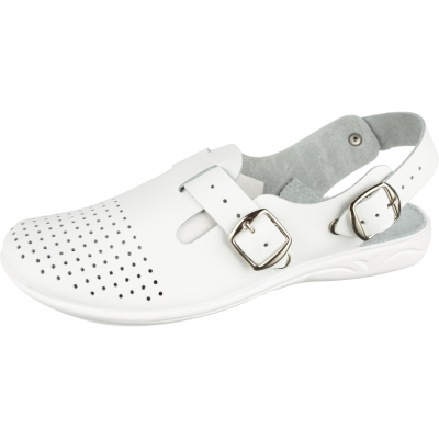 Сабо женские АЛМИ (арт. 43204-09900 (6318-012101)) Лариса, белые, р.37