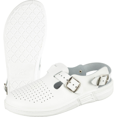 Сабо мужские АЛМИ (арт. 7359-09900 (7318-012101)) Михаил,белые, р.43