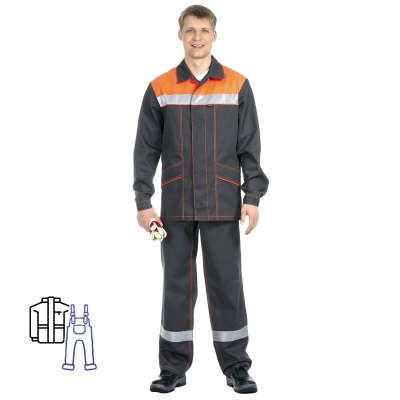 Костюм рабочий летний летн. Билд кур/пк(р.52-54)р.182-188