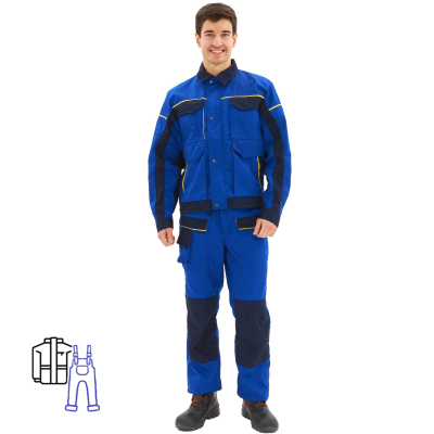 Костюм рабочий летний муж. л31-КПК син/вас (р.60-62) 170-176