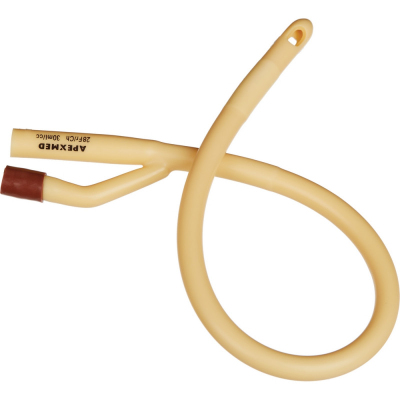 Катетер урологический Фолея 2-х ход., муж. 40см СН/FR 28 Apexmed 10шт/уп