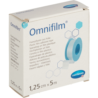 Перевяз. ср-ва Лейкопластырь 1,25смх5м прозр пленка OMNIFILM 9004332