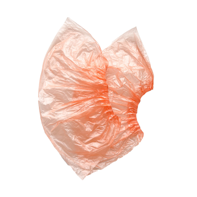 Бахилы детские н/с, п/э, Экстра У, оранжевый, 50 пар/уп