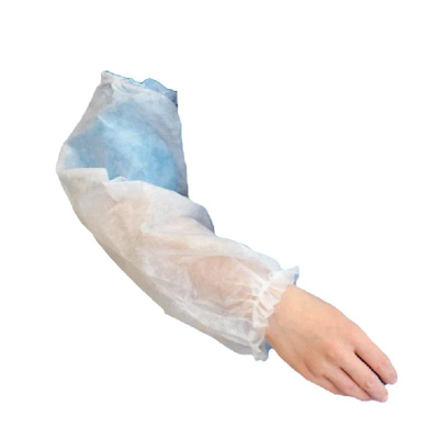 Нарукавники одноразовые, спанбонд, пл.30г, белый, 10 пар в уп., 604-111