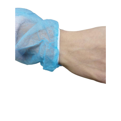 Халат процед. н/с, на завязк, рук.рез, дл.140 см, XXL,пл.25,гол, 10 шт/уп