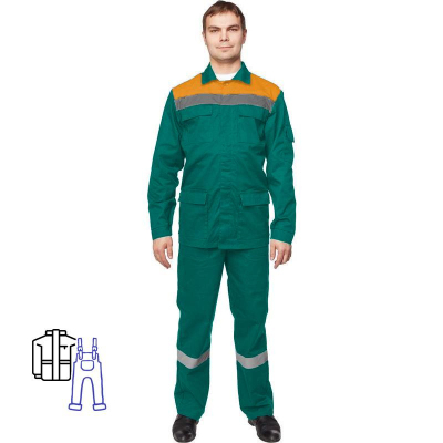 Костюм рабочий летний л05-КПК зелен (р.60-62) 182-188