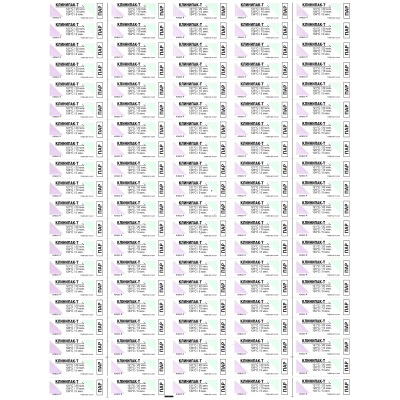 Индикатор стерилизации КЛИНИПАК-Т ПАР121C/20,126C/10,134C/5 1000шт/уп жур