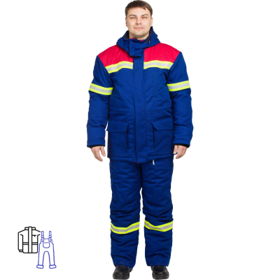 Костюм термостойкий утепленный с п/к 62кал/см2 (Сз-2 (56-58) 182-188