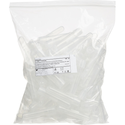 Пробирка цилиндрическая (культуральная) 15 мл,17х100 мм,ПП,стер.(125 шт/уп)