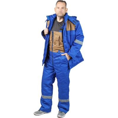 Полукомбинезон рабочий зимний Кириши (р.64-66)р.182-188