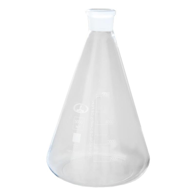 Колба коническая Кн-1-5000-45/40 с делен., с шлифом 10000822