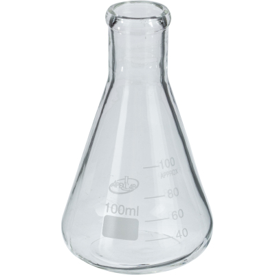 Колба коническая КН-3-100-22, с дел., ТС,  ГОСТ 25336-82