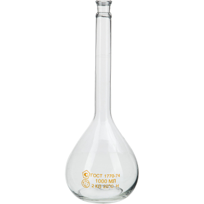 Колба мерная 1000мл (2кл) ГОСТ 1770-74