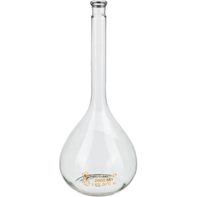 Колба мерная 2000мл (2кл) ГОСТ 1770-74