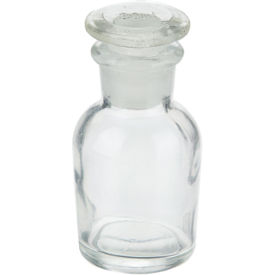 Склянка с прит. пробкой  30 мл  узкое горло светлая