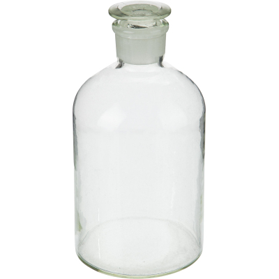 Склянка с прит. пробкой 2500 мл узкое горло светлая
