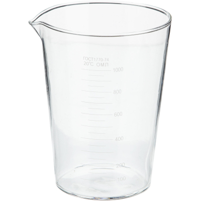 Стакан (мензурка) 1000 мл,  ГОСТ 1770-74