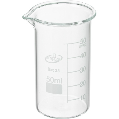 Стакан лабораторный В-1-  50 ТС, с дел.,  ГОСТ 23932-90 Apexlab