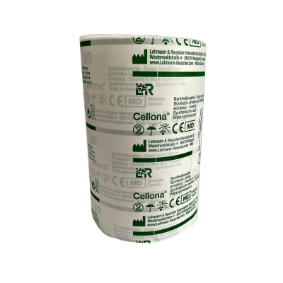 Вата, материал прокл под гипс, синт Целлон 6см х 3м, 10692