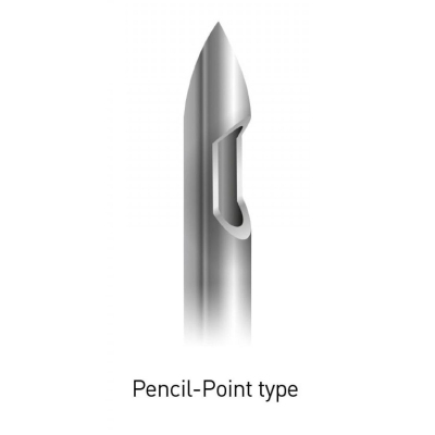Игла спинальная PencilPoint 25G(0,5х103мм)с направл. 20G(0,9х34мм), Mederen