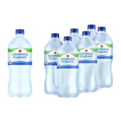 Вода питьевая минерал.Калинов Родник газ. ПЭТ 1лx6шт/уп