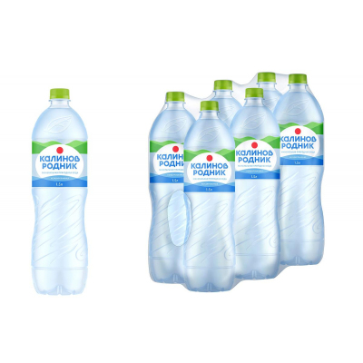 Вода питьевая минерал.Калинов Родник негаз. ПЭТ 1,5лx6шт/уп