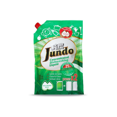 Средство для мытья посуды Jundo конц гель Green tea with Mint 800мл
