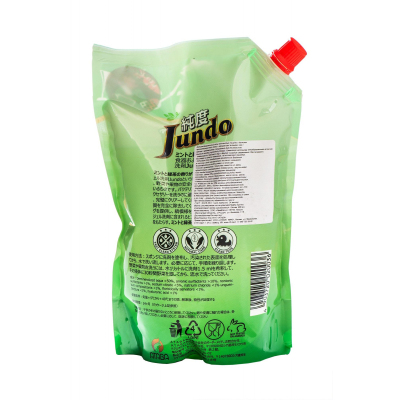Средство для мытья посуды Jundo конц гель Green tea with Mint 800мл