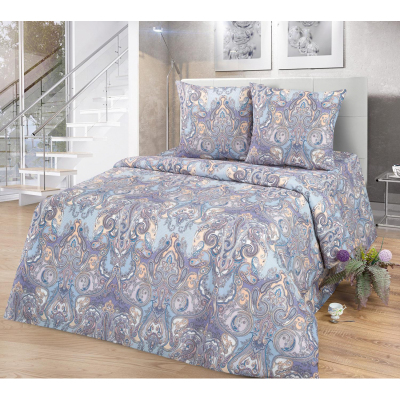 Постельное белье 1,5сп бязь 125гр/м2 (нав.50х70 2шт.), Летиция