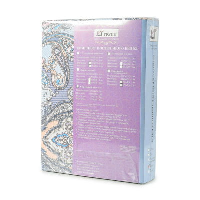 Постельное белье 1,5сп бязь 125гр/м2 (нав.50х70 2шт.), Летиция