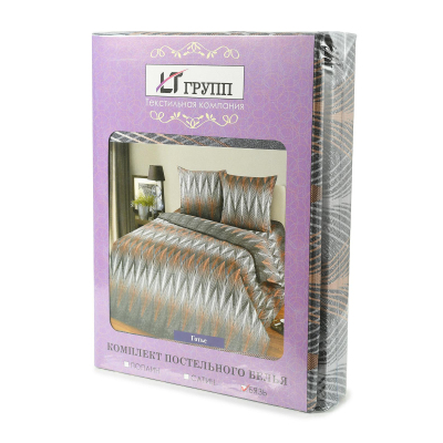 Постельное белье 2сп бязь 125гр/м2 (нав.50х70 2шт.), Готье
