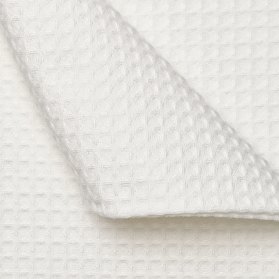 Набор для сауны вафельный 220гр/м2 2 предмета (мужской, белый)