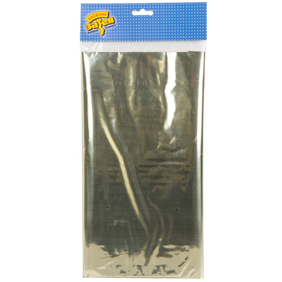 Скатерть фольг золотая/серебр 1,4х2,7м/G,1502-3081