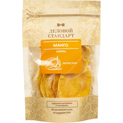 Сухофрукты Деловой Стандарт лепестки манго, 150г