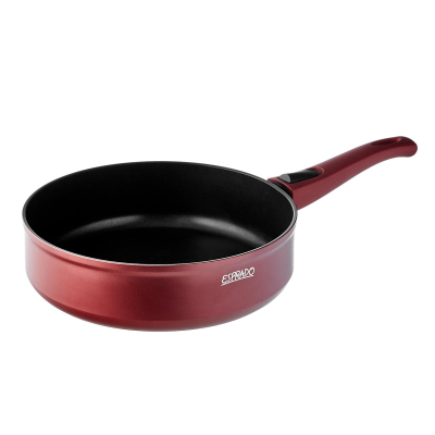 Сковорода Terceo глубокая 3в1, из ков.алюминия, с 3сл. АП, d=24см, h=6,5см