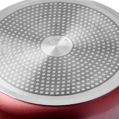 Сковорода Terceo глубокая 3в1, из ков.алюминия, с 3сл. АП, d=24см, h=6,5см