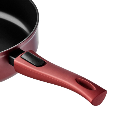 Сковорода Terceo глубокая 3в1, из ков.алюминия, с 3сл. АП, d=24см, h=6,5см