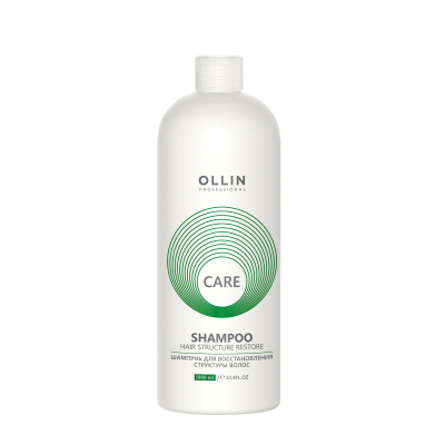 Шампунь для восстановления структуры волос OLLIN CARE 1000мл