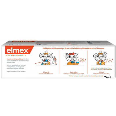 Зубная паста детская ELMEX для детей от 2 до 6 лет, 50мл
