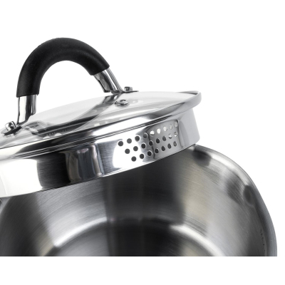 Кастрюля с крышкой TalleR, нерж. сталь, d=20см, 3,1л (TR-17193)