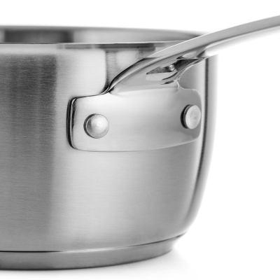 Ковш с крышкой Fuerte, нерж.сталь, d=16см, h=8,5 см, 1,6л