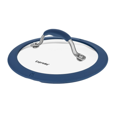 Ковш со стеклянной крышкой El Unico, нерж.сталь, d=16см h=9cм, 2л