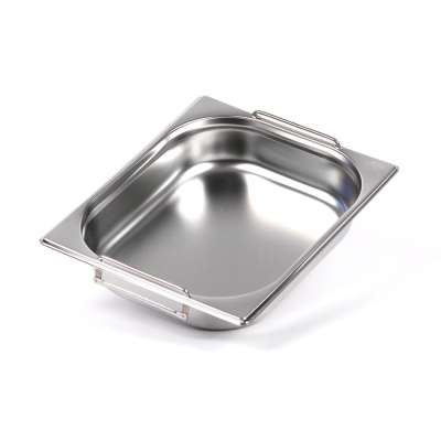 Гастроемкость LUXSTAHL нерж.сталь, GN 1/2, 32,7х26,5х6,5см, (га009)
