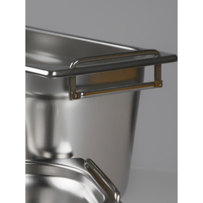 Гастроемкость LUXSTAHL нерж.сталь, GN 1/2, 32,7х26,5х6,5см, (га009)