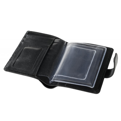 Бумажник водителя Grand кожаный черный, арт.02-033-0713