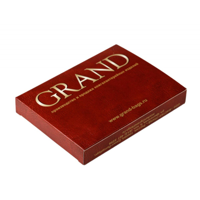 Бумажник водителя Grand кожаный черный, арт.02-033-0713